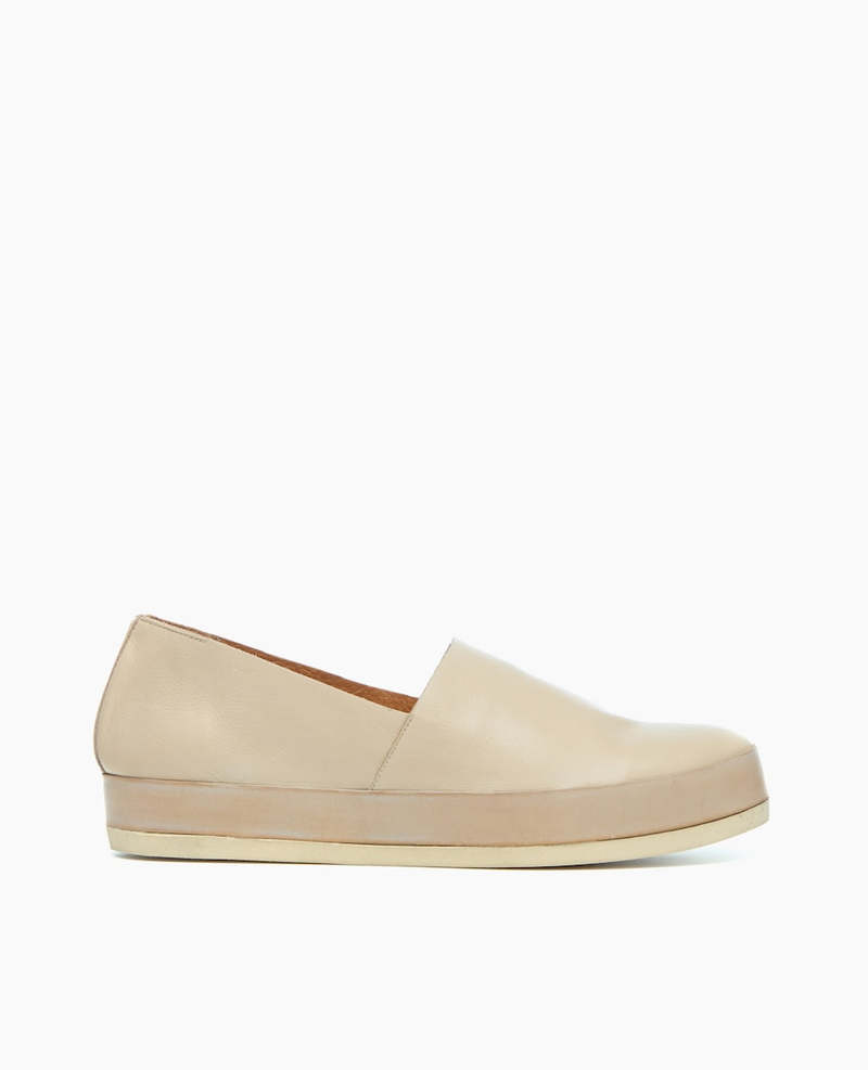 Coclico Gentian Flat - Latte Macchiato Leather