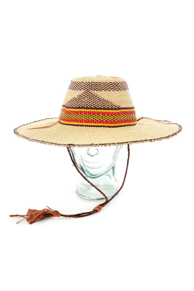 Swahili | AFRICAN MODERN Ghanaian Straw Sun Hat