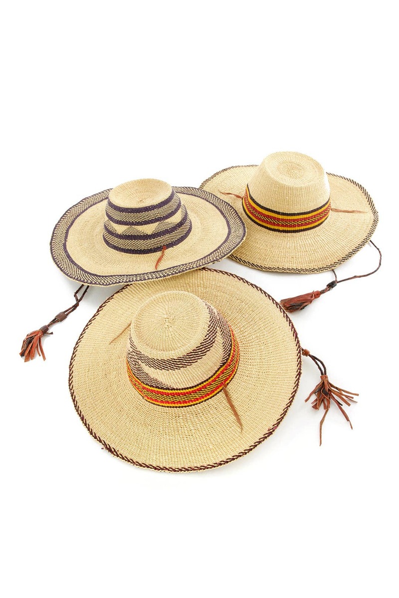 Swahili | AFRICAN MODERN Ghanaian Straw Sun Hat