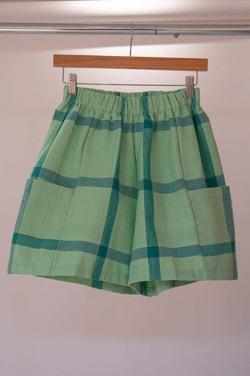 Conrado Reid Plaid Cotton Shorts Conrado Reid Plaid Cotton Shorts