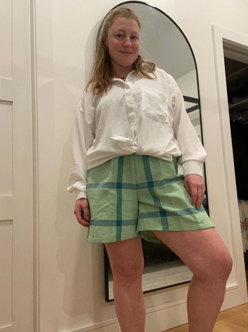 Conrado Reid Plaid Cotton Shorts Conrado Reid Plaid Cotton Shorts