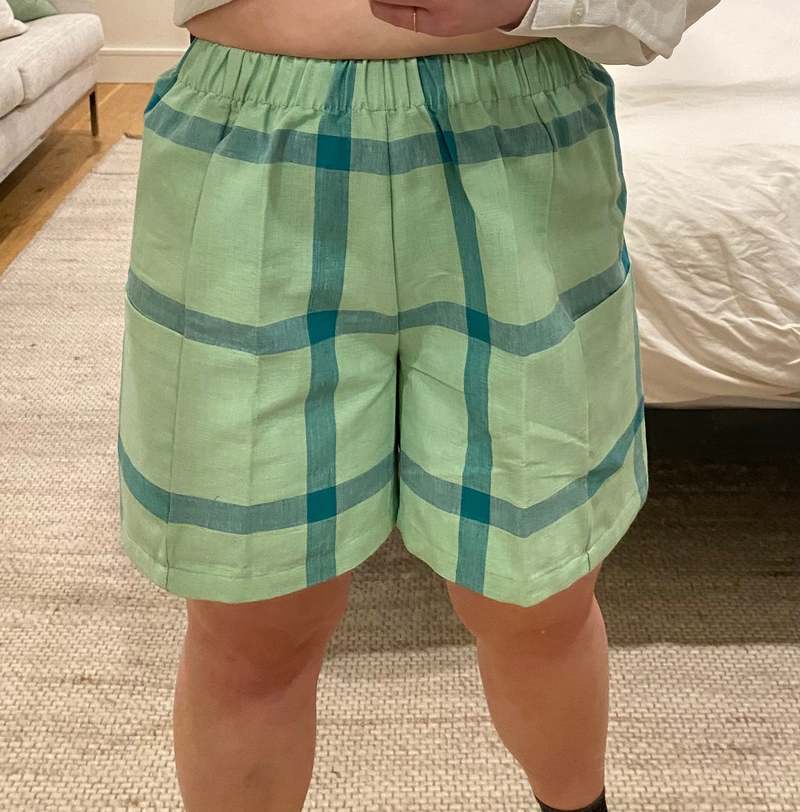 Conrado Reid Plaid Cotton Shorts Conrado Reid Plaid Cotton Shorts