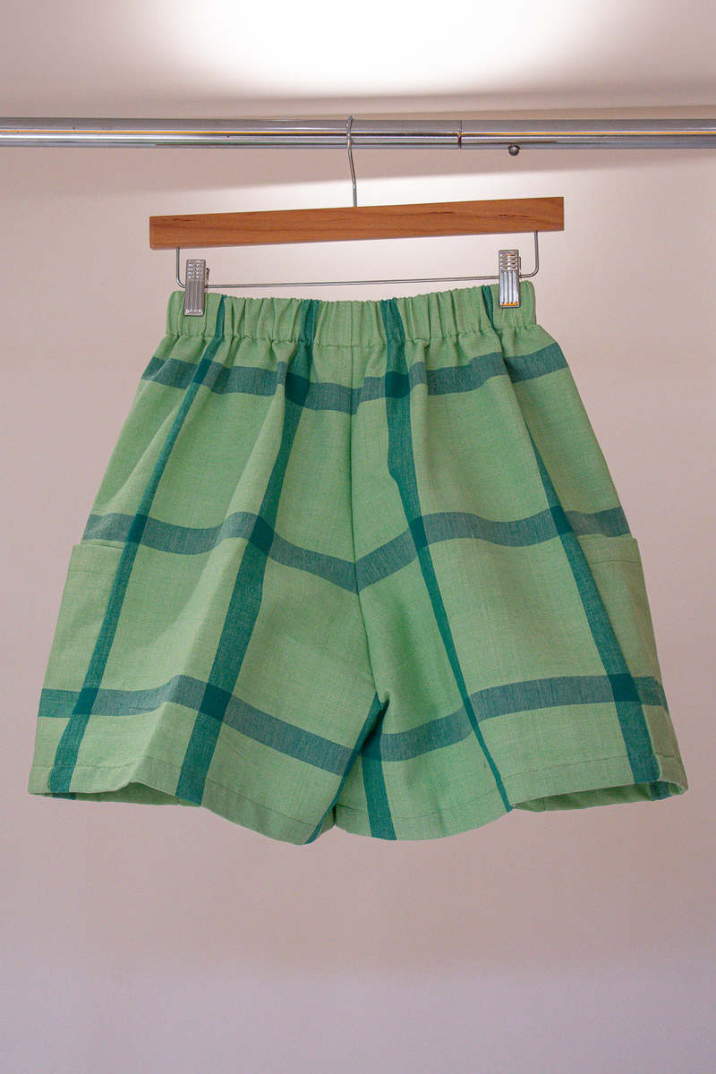 Conrado Reid Plaid Cotton Shorts Conrado Reid Plaid Cotton Shorts