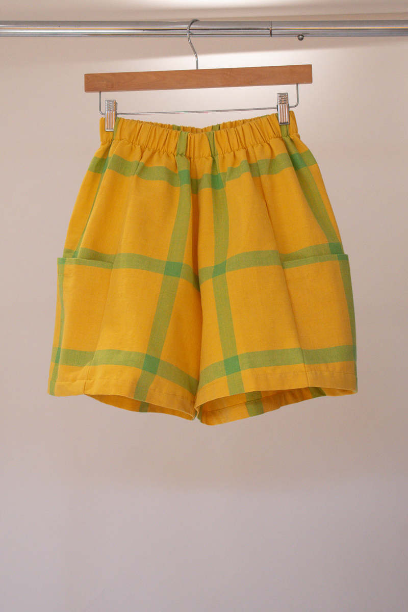 Conrado Reid Plaid Cotton Shorts Conrado Reid Plaid Cotton Shorts