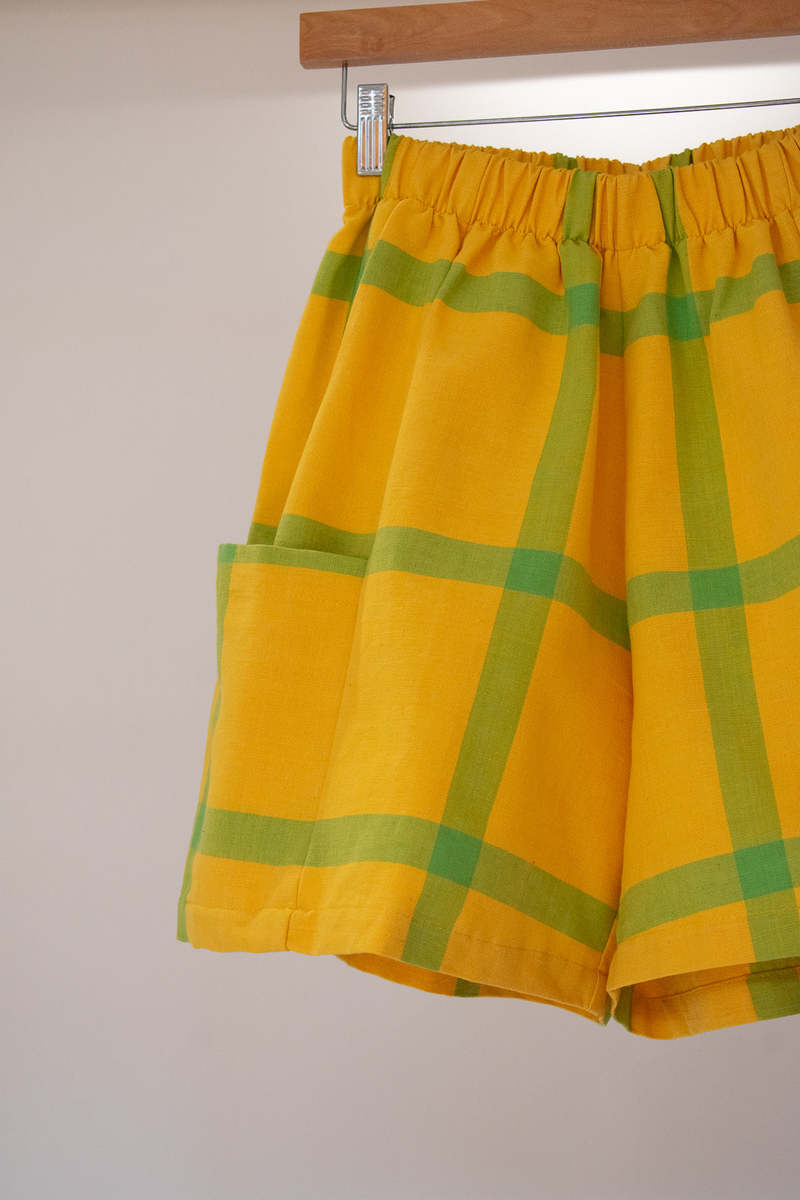Conrado Reid Plaid Cotton Shorts Conrado Reid Plaid Cotton Shorts
