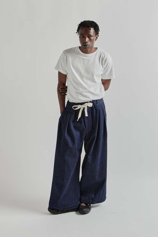 Sillage Hakama Pants - Denim One Wash | Garmentory