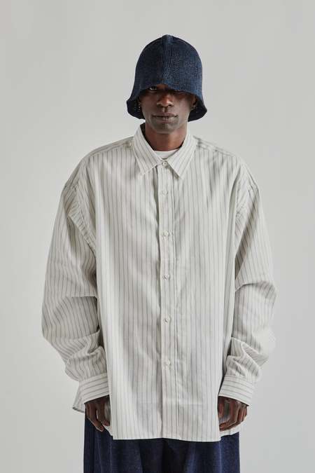 Sillage Wide Shirt, White – Glasswing
