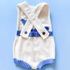 Estrella Whale Knitted Romper - Thumbnail 2