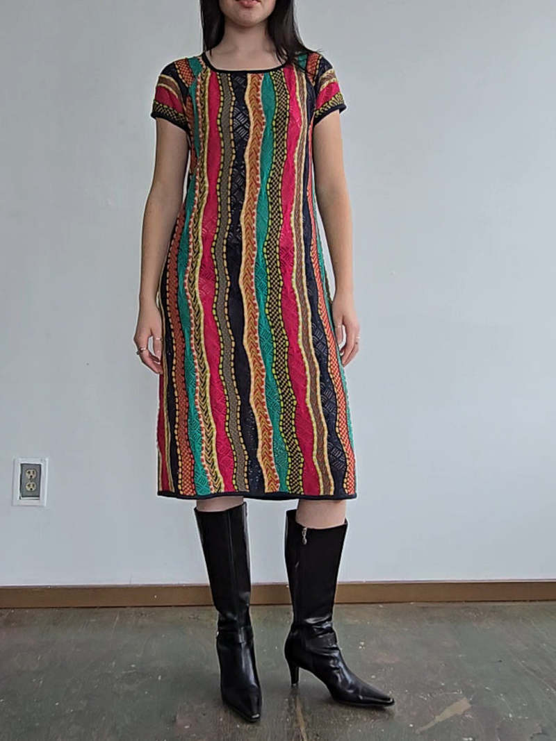 chinese dress ladies Saks Fifth Avenue 1970s Floral Cotton Dress – Moore Vintage Archive main image 0