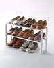 Yamazaki Home Two-Tier Expandable Shoe Rack (12" H) Shoe Rack - Thumbnail 1