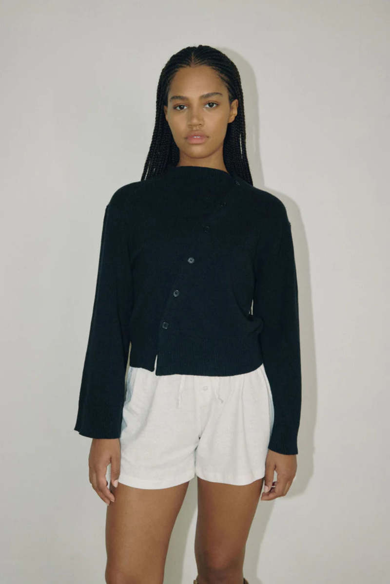 Bohme Asymmetric Knit Cardigan