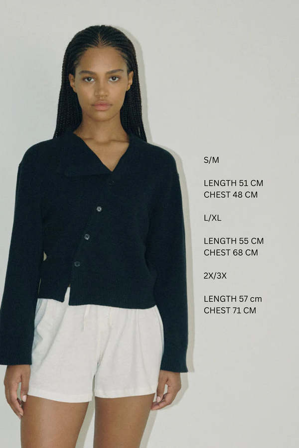 Bohme Asymmetric Knit Cardigan