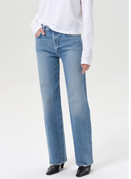 AGOLDE Ren 5-pocket Straight-leg Jeans - Denim | Garmentory