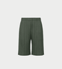 Pleats Please by Issey Miyake MC Pleated Shorts - Charcoal Grey - Thumbnail 1