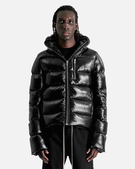 RICK OWENS | SEALED JACKET THROAT ダウンジャケット Rick Owens Sealed ジャケット | ブラック | FARFETCH JP