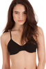 Only Hearts Second Skins Racerback Bra - Black - Thumbnail 3