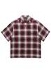 Wacko Maria Guilty Parties Ombre Check Open Collar Shirt - Thumbnail 1
