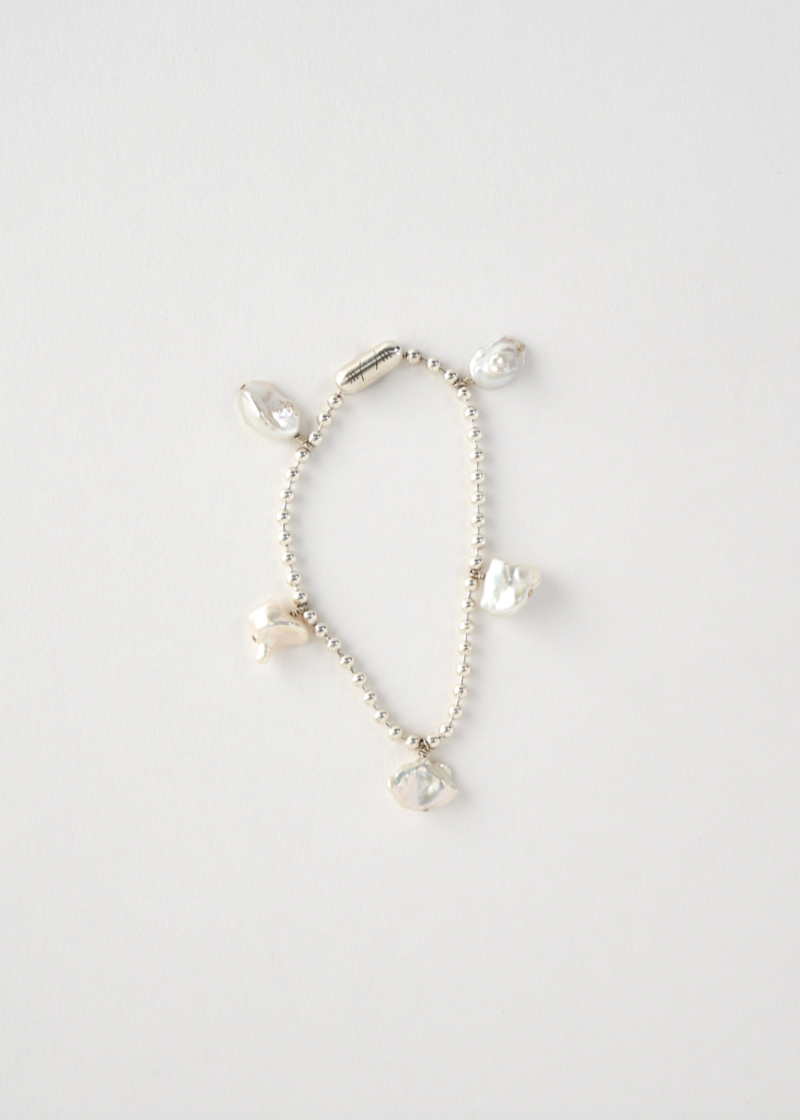 Mussels and Muscles Keshi Pearl Bracelet