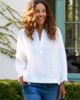 Frank & Eileen Gabi Popover Shirt - White - Thumbnail 2