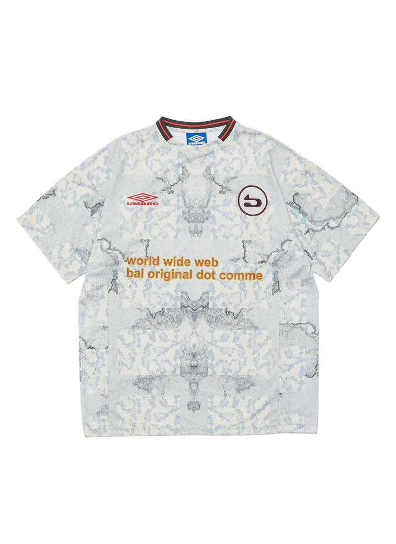 24ss BAL UMBRO SOCCER JERSEY ゲームシャツ　XL Bal/Umbro Soccer Jersey grey – LOVE nagoya