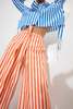 Simon Miller Lima Poplin Pant - Coral Cabana Stripe - Thumbnail 3