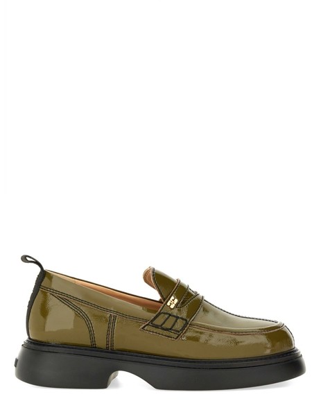Ganni Jewel Mocassin shoes - white | Garmentory