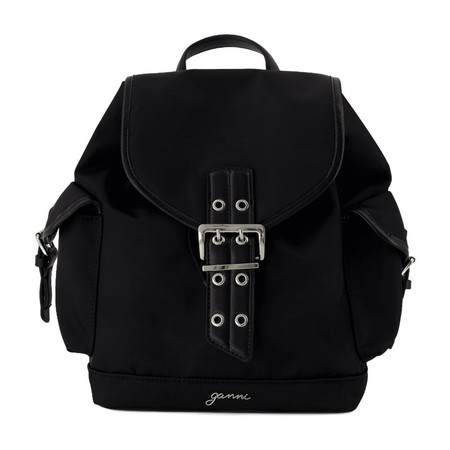 GANNI ナイロンバックパック Leopard Small Nylon Bucky Backpack | GANNI US