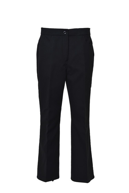 Jil Sander Ribbed Viscose Trouser - Green | Garmentory