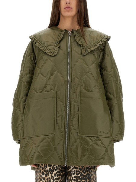 Ganni Oversized Suit Jacket - Green Bay | Garmentory