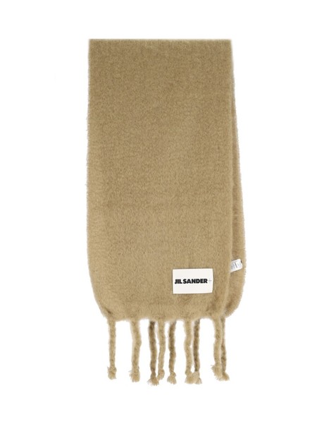 【関税&送料込】Jil Sander Cream Polyester Scarf Jil Sander Cream Polyester Scarf - Cream | Garmentory