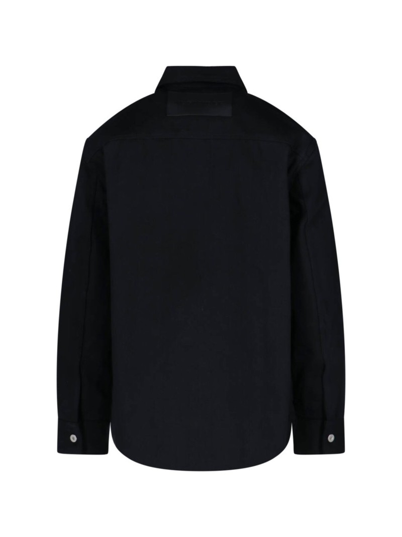ジャケット・アウター JIL SANDERZip Shirt Jacket Black 4 Jil Sander zip-up Shirt Jacket | Black | FARFETCH