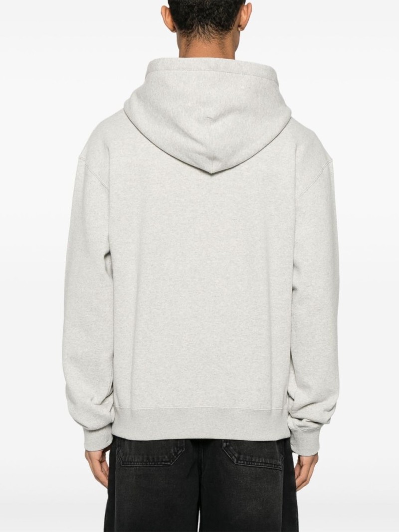 パーカー・フーディ Jil Sander Light Grey Hoodie Sweatshirt With Drawstring Jil Sander Light Grey Sweatshirt With Drawstring Hood Hoodie