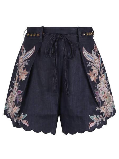 Zimmermann Halliday Tuck Short - Multicolour | Garmentory