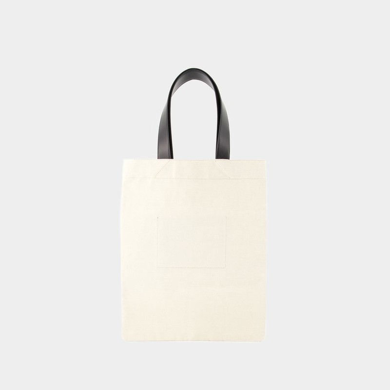 【関税込み】Tote Bag Book - Jil Sander - Fabric - Beige Tote Bag Book - Jil Sander - Fabric - Beige
