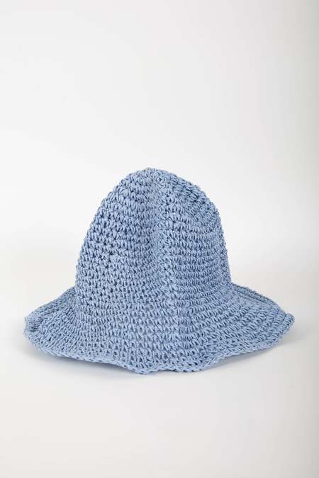 帽子 BUTTER GOODS WEB DENIM BUCKET HAT Butter Goods Web Denim Bucket Hat - Washed Indigo | Garmentory