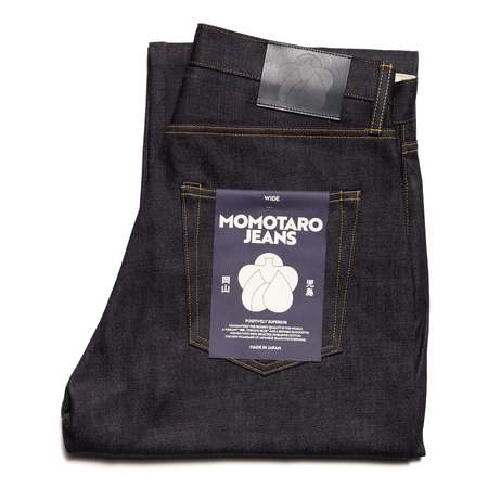Momotaro Jeans High Tapered Selvedge Denim - Indigo | Garmentory