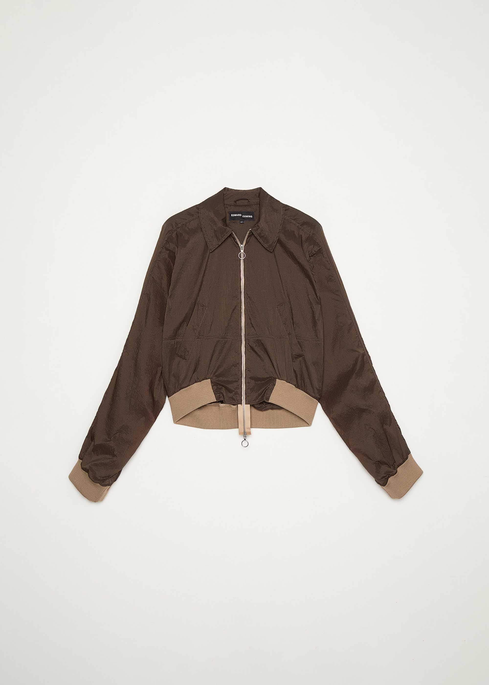 EDWARD CUMING Crinkle Bomber Jacket | Garmentory