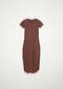 EDWARD CUMING T-Shirt Midi Dress - Brown - Thumbnail 1