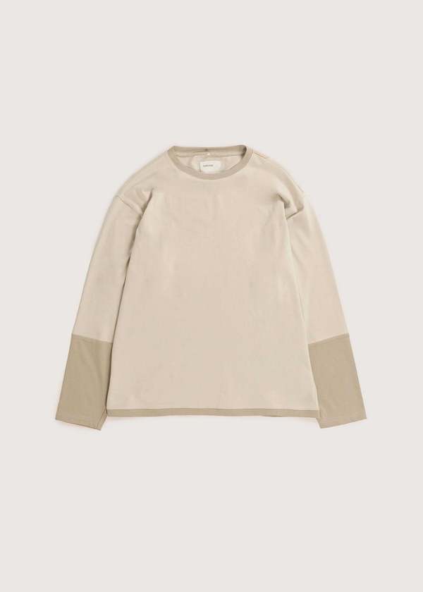 SATTA Panelled Longsleeve Top - Off White