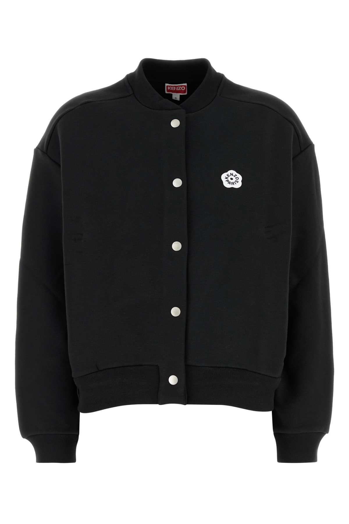 【関税&送料込】Kenzo Black Stretch Cotton Bomber Jacket Kenzo Stretch Cotton Bomber Jacket - Black | Garmentory