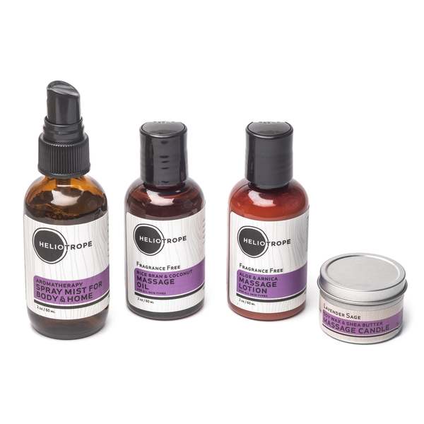 Heliotrope SF Massage Travel Sampler Set