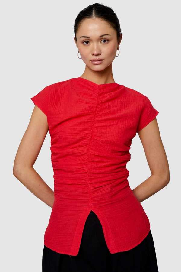 Atelier Delphine Renee Top - True Red