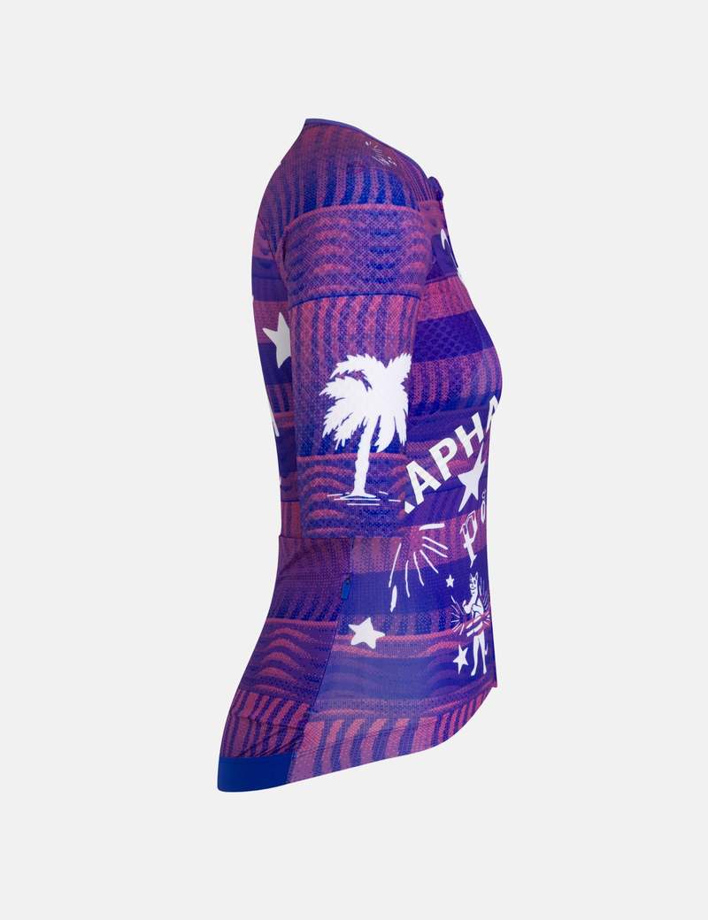 Rapha x Patta Women's Pro Team Aero Jersey - Purple | Garmentory