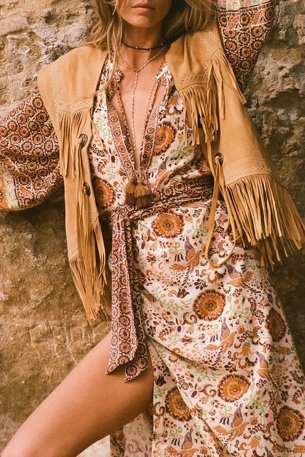 blue dress for baby girl Backless Boho Maxi Dress in Silk – Gypsy Maxi Dress Blue & Gold – L'atelier  de Sonja