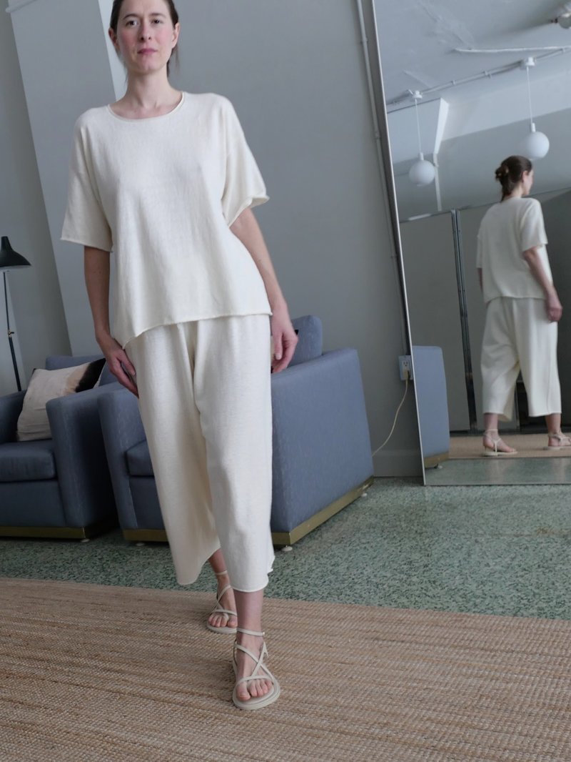 Shaina Mote Loose Tee - Chalk Shaina Mote Loose Tee - Chalk