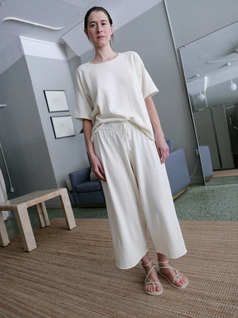 Shaina Mote Loose Pant - Chalk Shaina Mote Loose Pant - Chalk