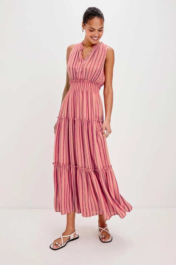Rails | Loulou Dress - Cabana Stripe | Premium Linen | Size S | Women's Dresses