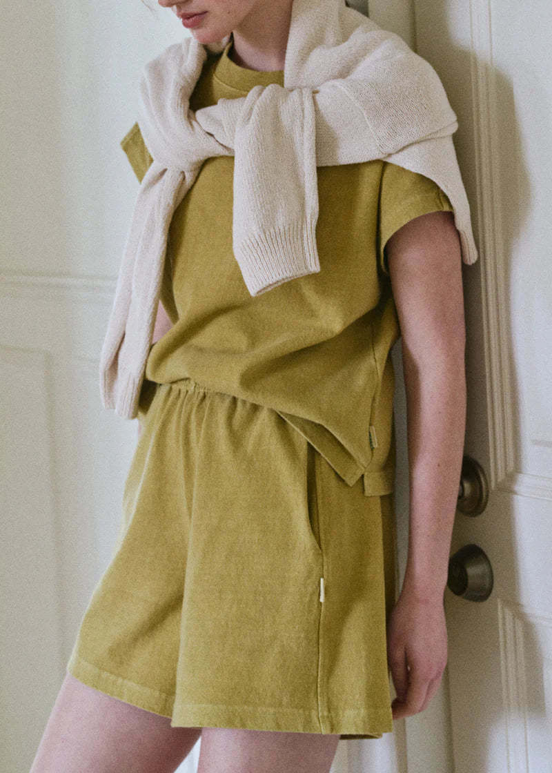 Le Bon Shoppe Flared Basketball Shorts - Ochre Le Bon Shoppe Flared Basketball Shorts - Ochre