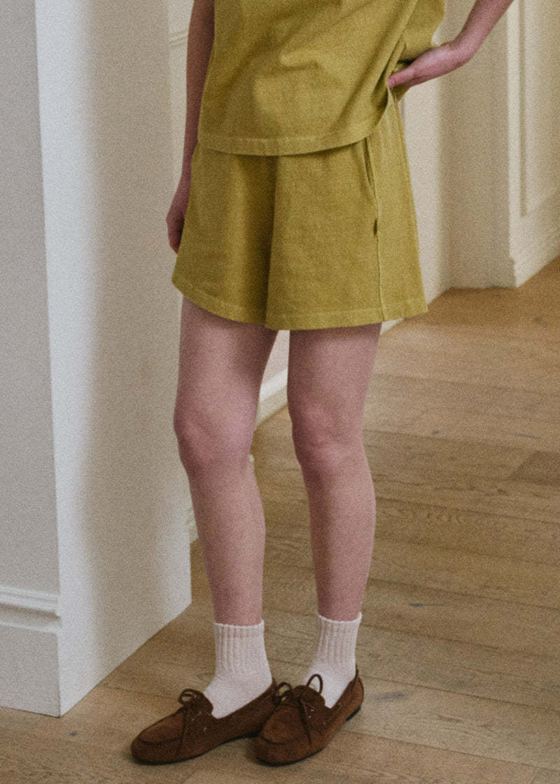 Le Bon Shoppe Flared Basketball Shorts - Ochre Le Bon Shoppe Flared Basketball Shorts - Ochre