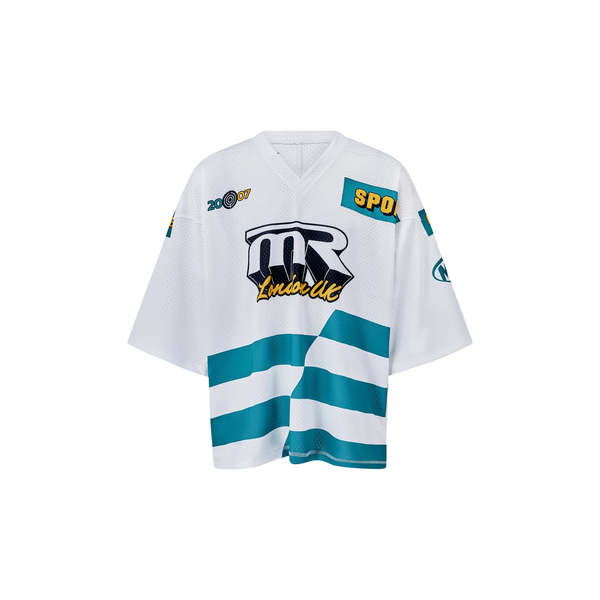 Martine Rose Oversized Football Top - White | Garmentory